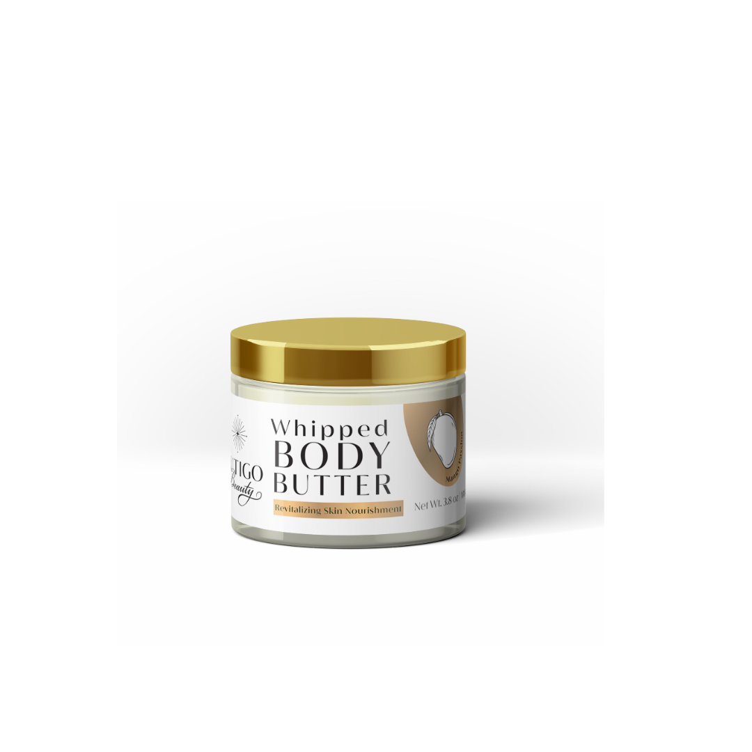 Whipped Body Butter – Ultra-Hydrating with Shea, Coconut & Jojoba Oils | 2oz TSA-Approved